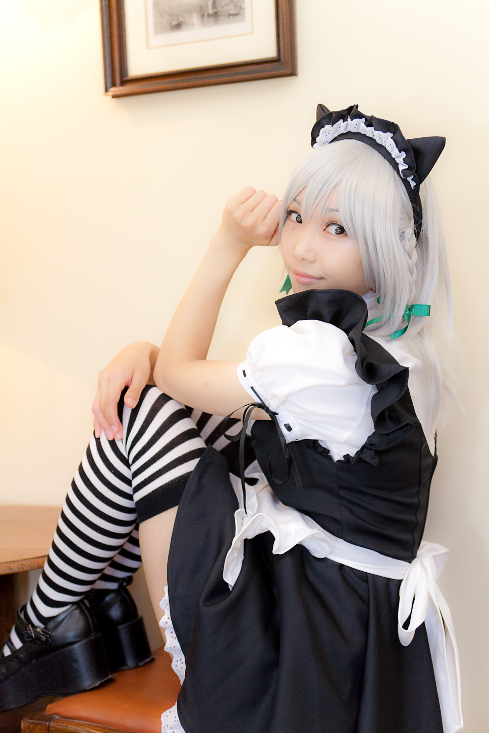 Cosplay maid as a beauty C77 Sakuya izayoi (2)